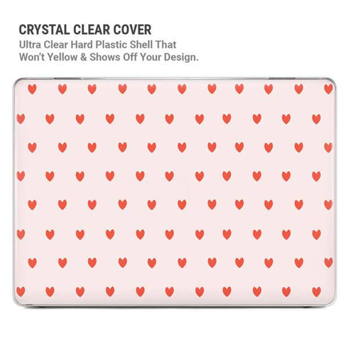 Pink and Red Hearts MacBook Pro 14in (2021-24) Case plus Skin